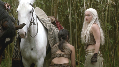  Daenerys Targaryen and Irri