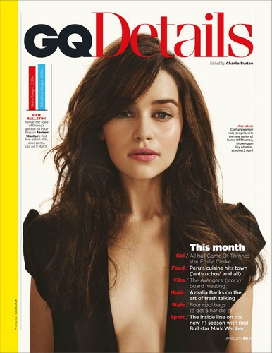  Emilia Clarke- GQ Magazine
