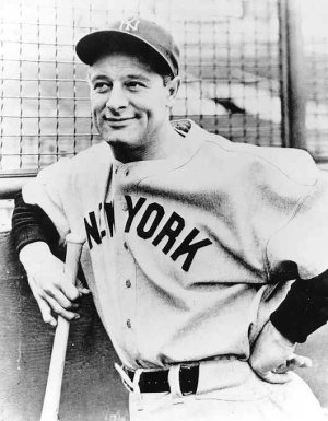 Henry Louis "Lou" (or) "Buster" Gehrig (June 19, 1903 – June 2, 1941