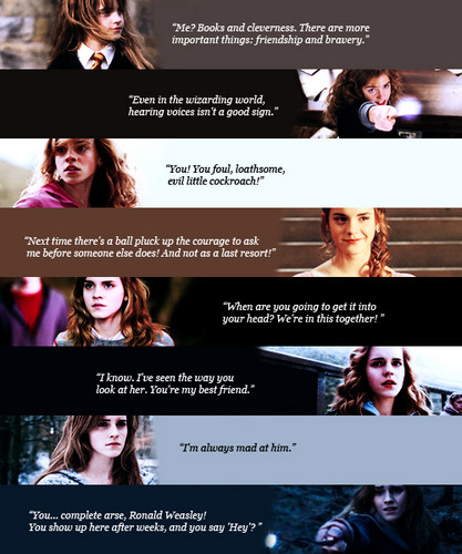 Hermione Jean Granger (favorite movie quotes)
