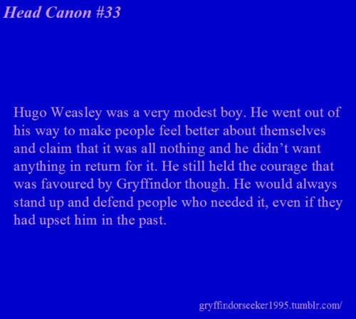  Hugo Weasley Confessions