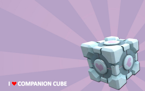  I ♥ Companion Cube