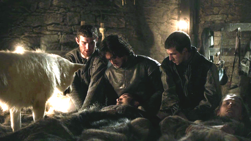  Jon Snow with Pypar, Grenn and Rast