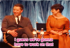  Josh's enthusiasm on exercising baciare with Ginny for OUAT