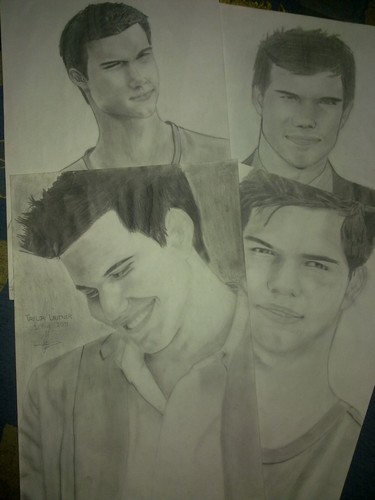  My Taylor Lautner sketches