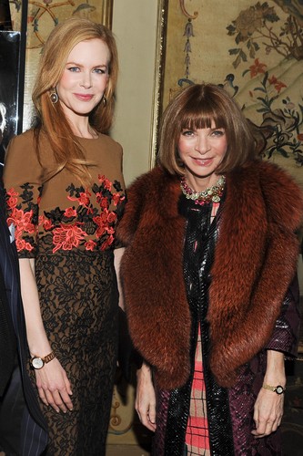  Nicole Kidman and Anna Wintour - Paris Fashion Week