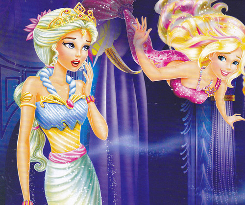  bức ảnh from búp bê barbie in a Mermaid Tale 2 Book!!!!