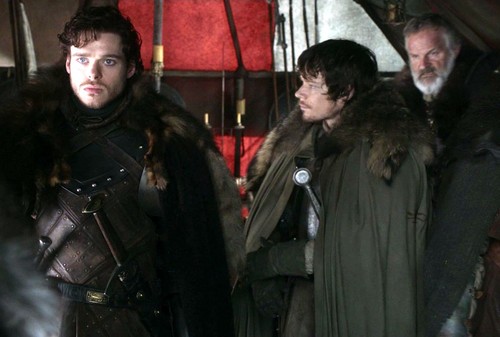  Robb and Theon with Greatjon Umber