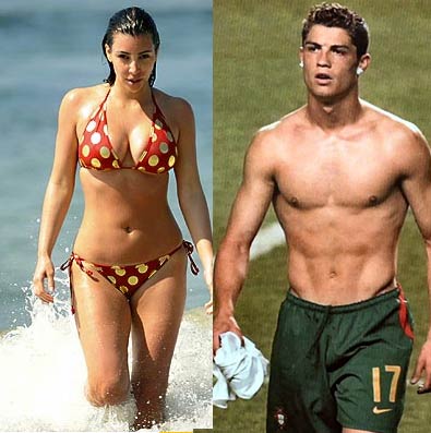  Ronaldo and Kardashian