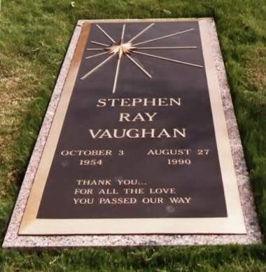  Stephen strahl, ray "Stevie" Vaughan (October 3, 1954 – August 27, 1990
