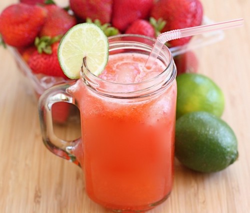  草莓 莱姆汁, 酸橙汁