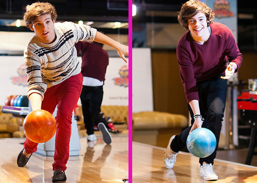  bowling with louis and harry