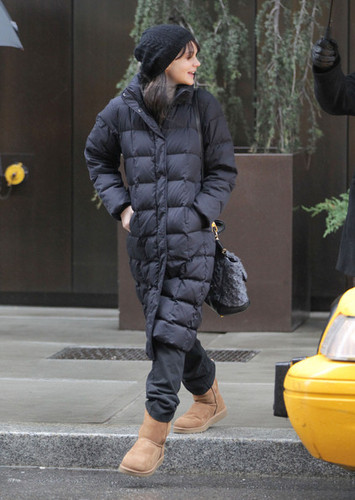  on the set of "Inside Llewyn Davis" in New York City, NY on February 29, 2012