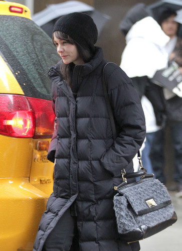  on the set of "Inside Llewyn Davis" in New York City, NY on February 29, 2012
