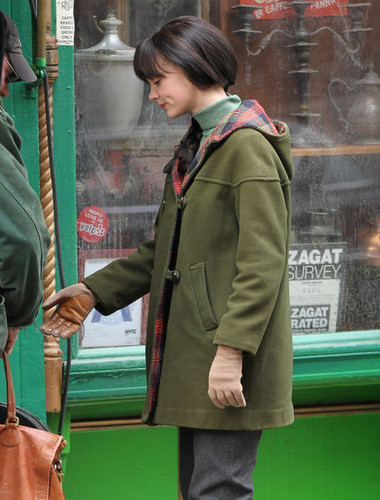  on the set of "Inside Llewyn Davis" in New York City, NY on March 2, 2012