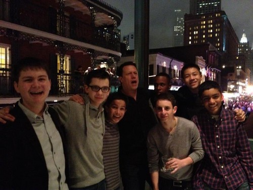  Asa and the Ender's Game boys at a zoo in new orleans!