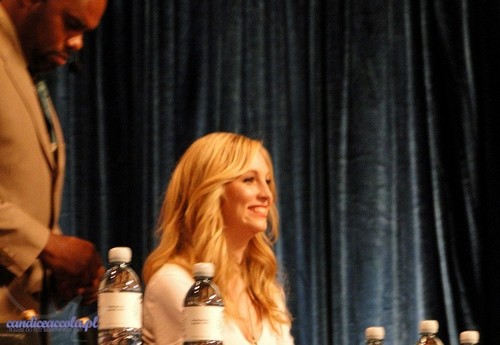  Candice on the TVD panel at PaleyFest 2012.