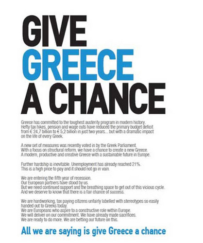  Give Greece chance.