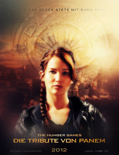  Hunger Games Katniss German Movie Poster