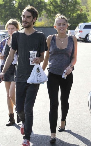  Miley -10. March- Out with Friends in LA