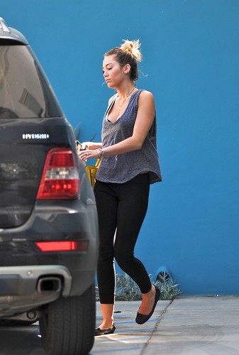  Miley -Leaving her pilates class in West Hollywood [10th March]