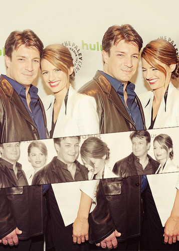  Nathan and Stana on PaleyFest 2012