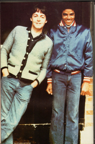 Paul McCartney and Michael Jackson