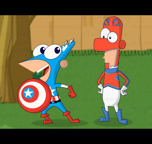  Phineas and Ferb Marvel Superheroes