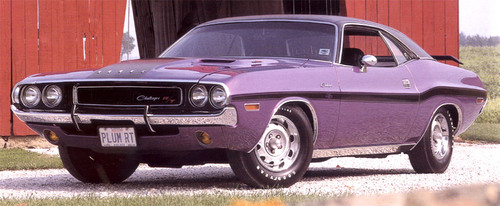  李子, 梅花 Crazy 1970 Dodge Challenger