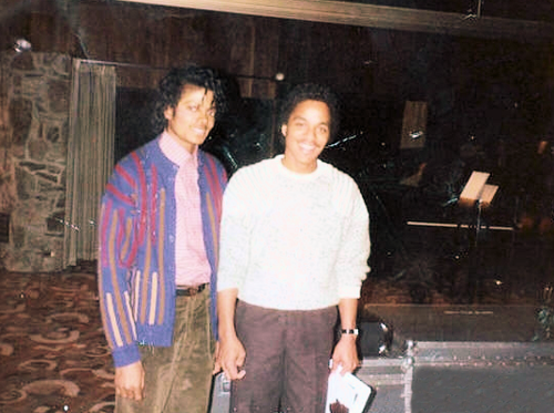 Rare picture of Marlon Jackson and his brother Michael Jackson