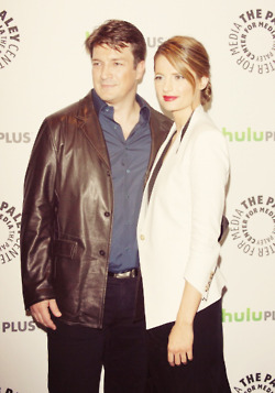  Stana and Nathan on PaleyFest 2012