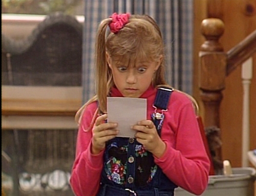 Stephanie reading a letter from Rusty
