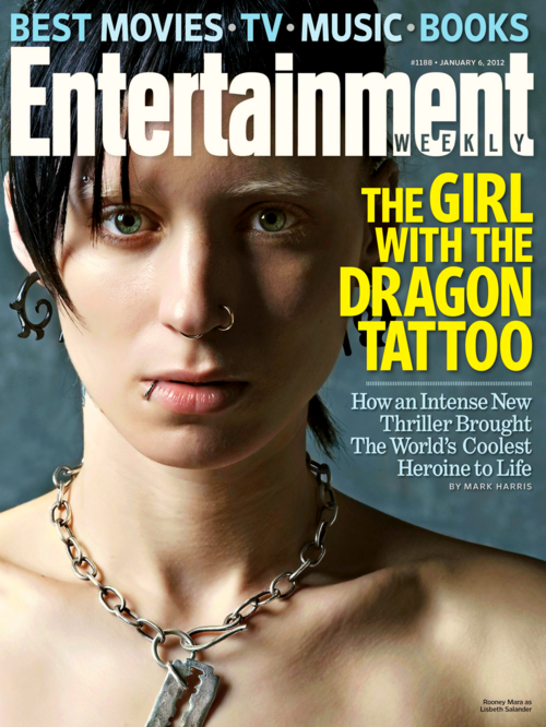The Girl with the Dragon Tattoo - EW Magazine Covers