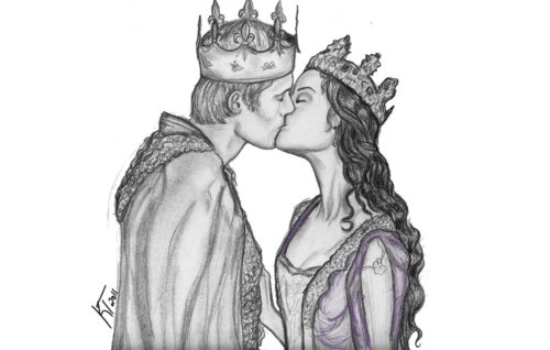  The King and reyna of Camelot