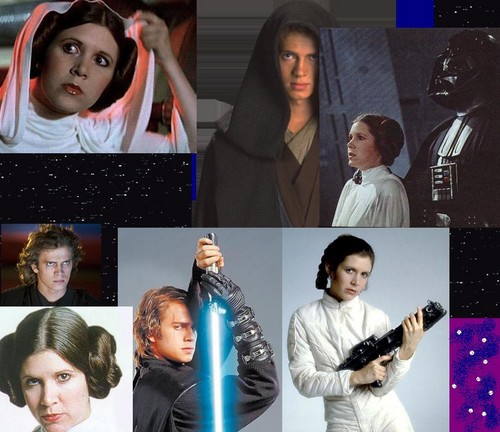  Anakin/Leia, Father-Daughter collage