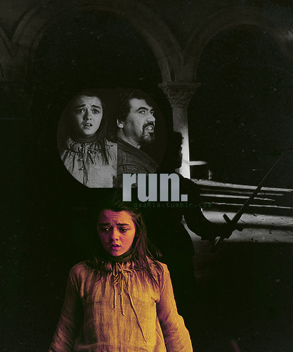  Arya Stark & Syrio Forel
