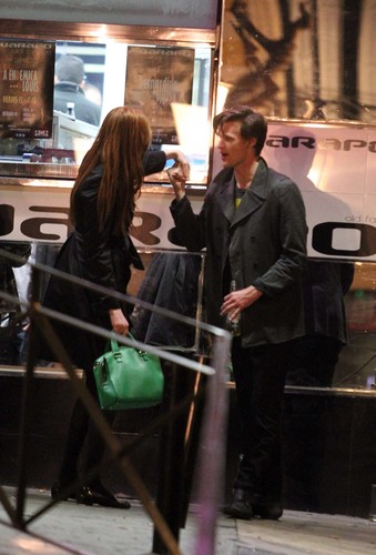 Karen Gillan and Matt Smith are seen hanging out in Almeria, Spain (March 11)
