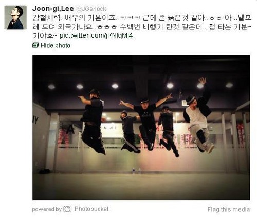  LEE JOON GI (@JGSHOCK) IS WORKING ON A NEW ALBUM!