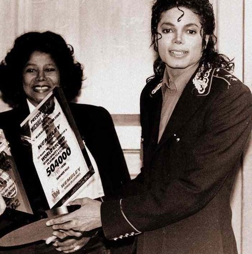 Michael Jackson's mom Katherine Jackson and Michael Jackson
