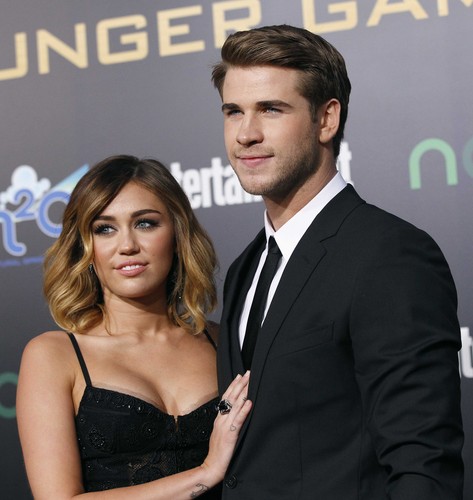  Miley-Miley - 12. March- The Hunger Games Premiere at the Nokia Theater in LA: Red Carpet