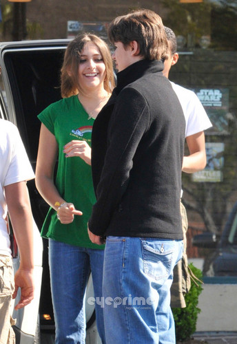  Paris Jackson and Prince Jackson at the Commons in Calabasas March 111th 2012