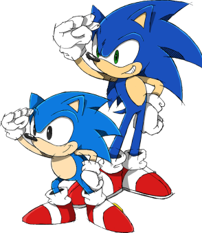  Sonic & Classic Sonic