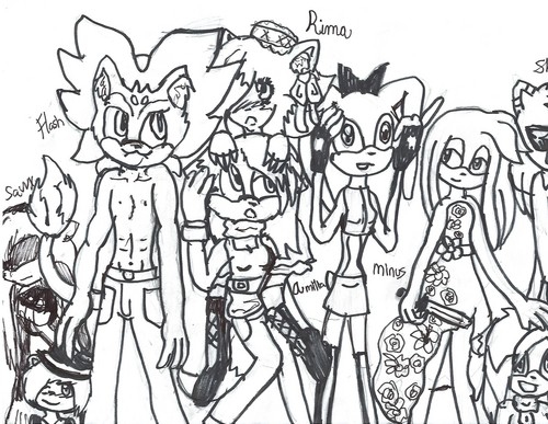  group pic sketch :p