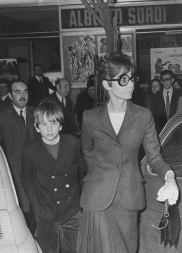Audrey Hepburn & her son Sean