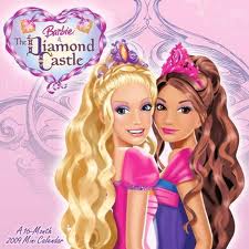  búp bê barbie Diamond lâu đài