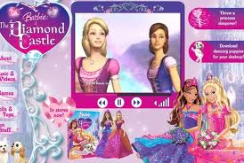  búp bê barbie Diamond lâu đài