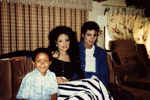 Emmanuel, Latoya Jackson and Michael Jackson
