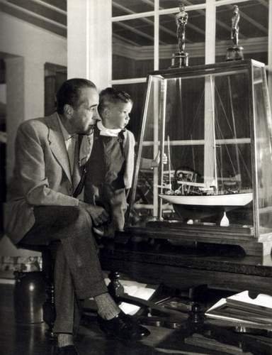  Humphrey Bogart & his son Stephen