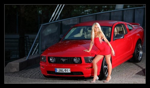 mustang & SEXY BABE