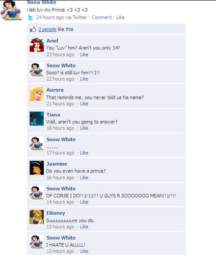  Snow White's 페이스북